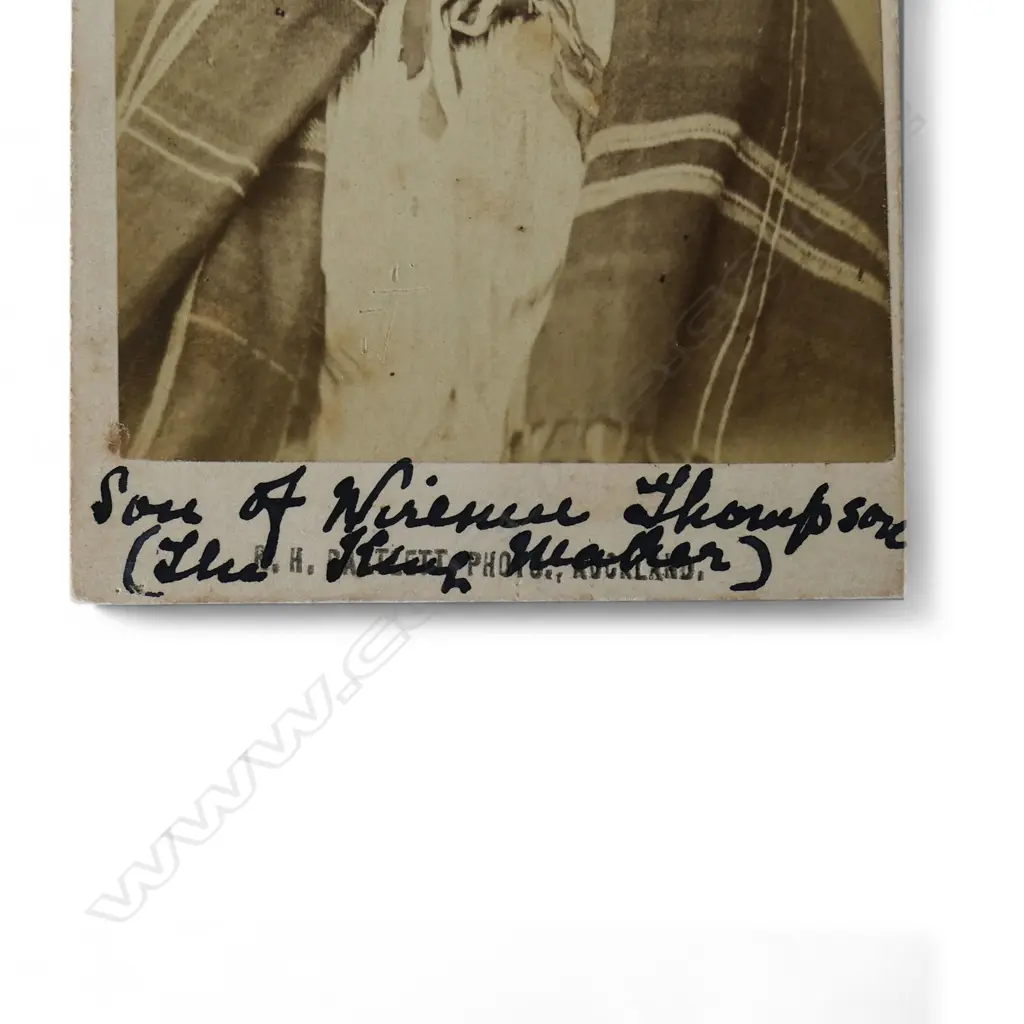Robert H Bartlett (1842-1911) 'Son of Wiremu Thompson', c.1865 Image 1++